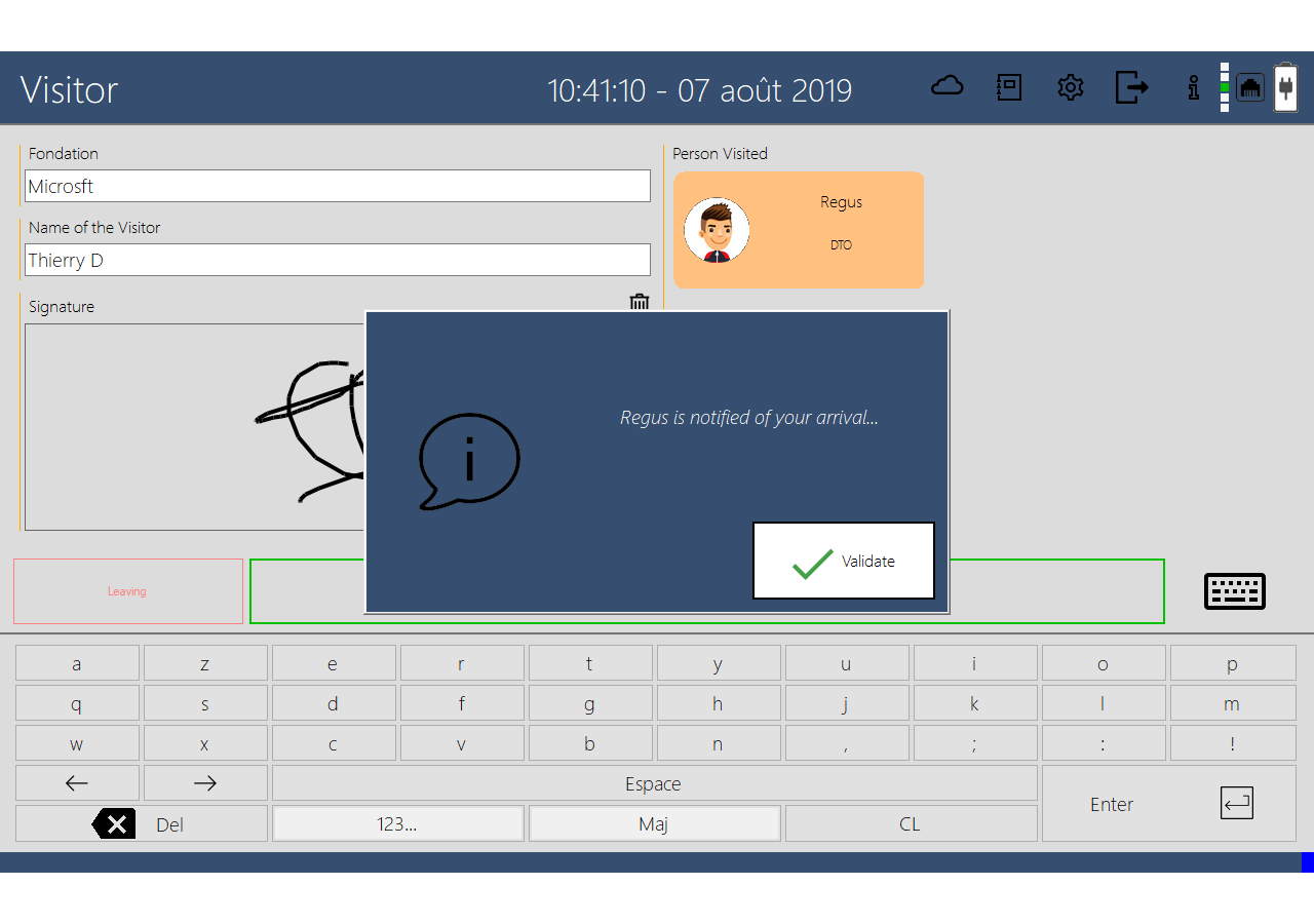 Vieraan kirjautuminen
