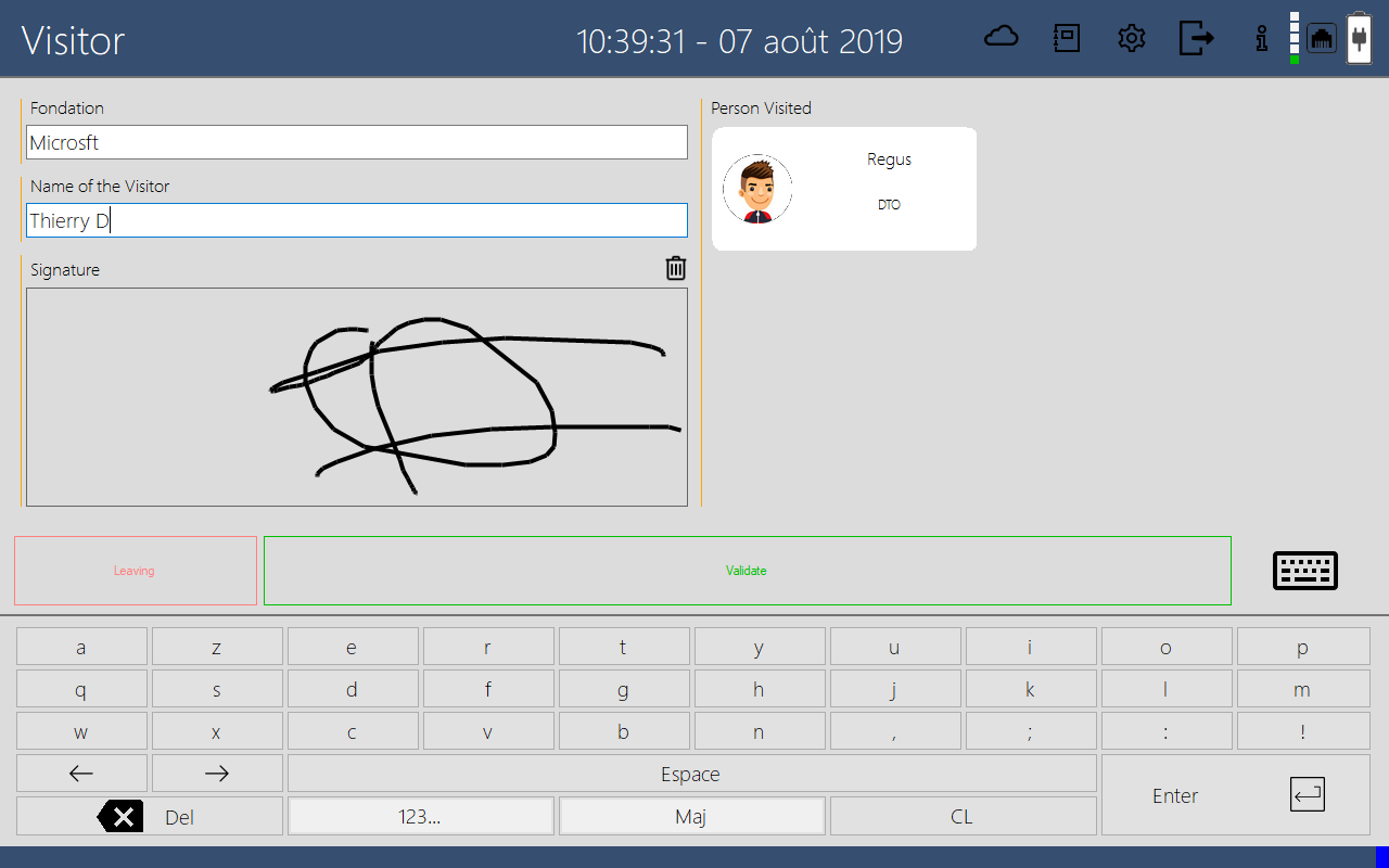 Διεπαφή JYL Visitor